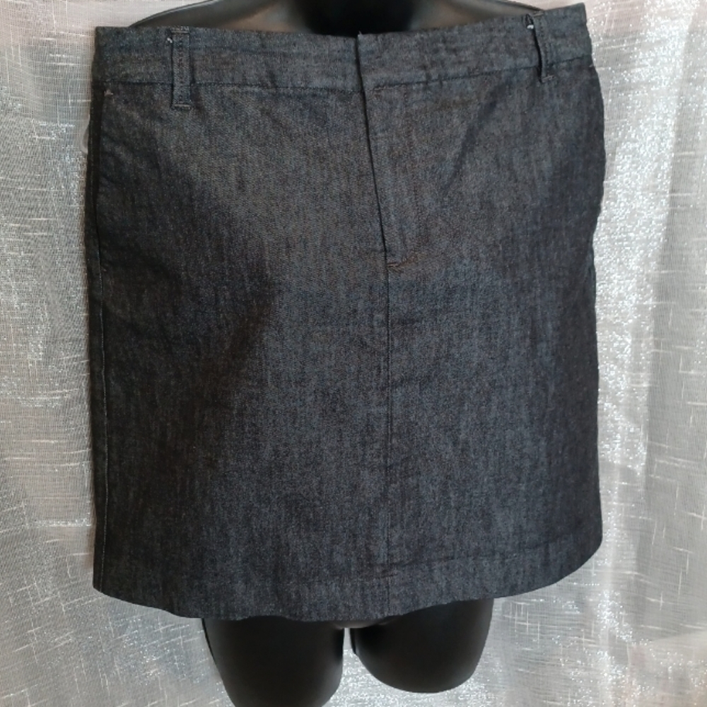 GAP Charcoal Denim Pencil Skirt